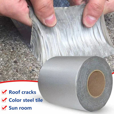 Bundle of 2 Aluminum Foil Butyl Rubber Tape Adhesive Waterproof Flex