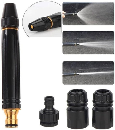 Bundle of 2 High Pressure Water Spray Gun Nozzle for 1/2" Hose Pipe