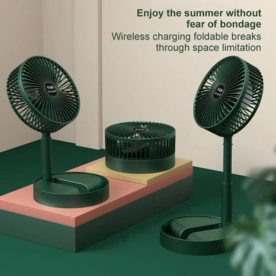 Portable Rechargeable Telescopic Folding Fan