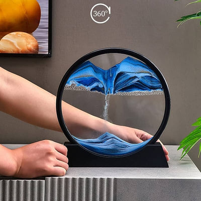 3D Moving Sand Art Lamp, Sand Lamp, Flowing Sand Painting Night Light, Creative