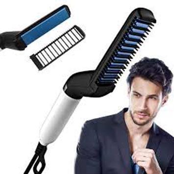 Men Quick Beard Straightener Multifunctional Electric Ionic
