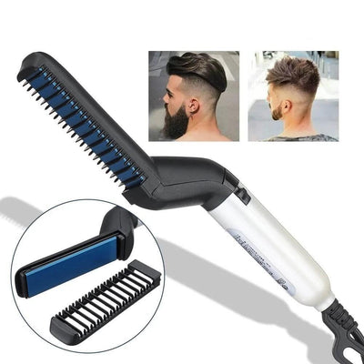 Men Quick Beard Straightener Multifunctional Electric Ionic