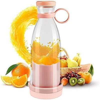 Portable Electric Bottle Juicer For Shakes And Smoothies - Mini Fast Portable Juicer