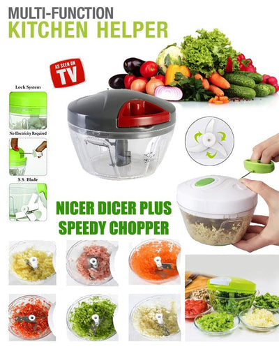 Speedy Chopper - Manual Food Chopper Household