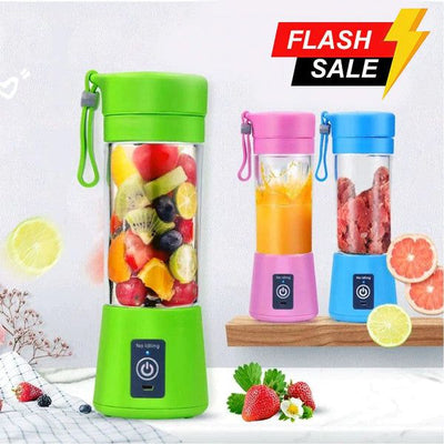 USB Rechargeable Juicer Blender 4 Blades Multi