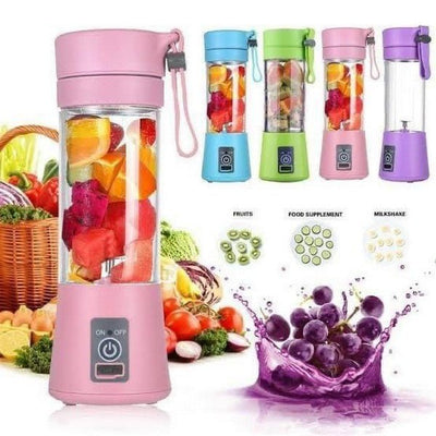 USB Rechargeable Juicer Blender 4 Blades Multi