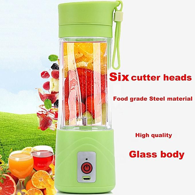 USB Rechargeable Juicer Blender 4 Blades Multi