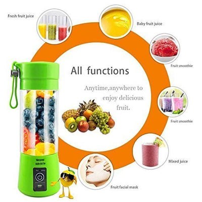 USB Rechargeable Juicer Blender 4 Blades Multi