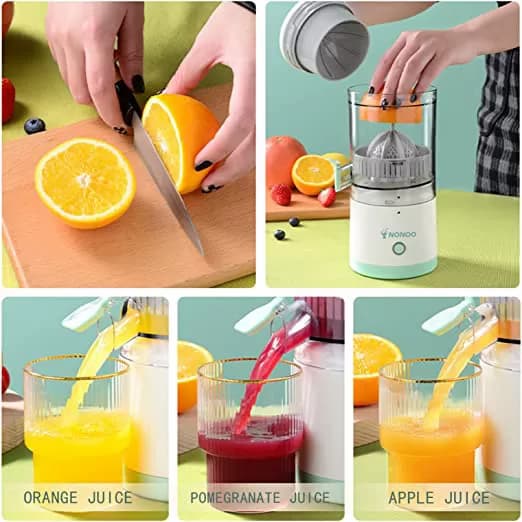 USB Rechargeable Orange Juicer Citrus Juicer Fruit